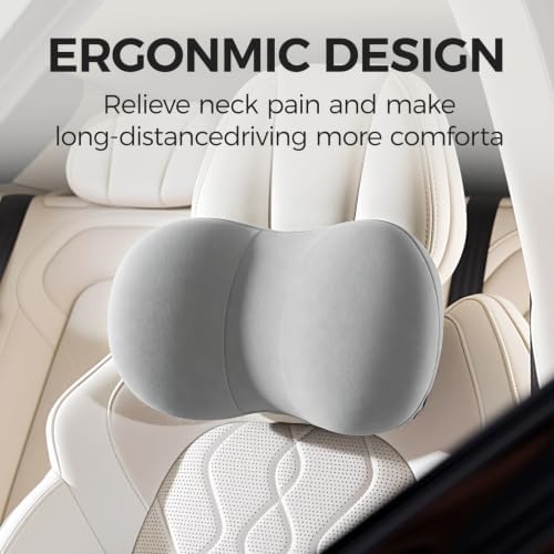 BABUR Car Headrest Pillow, Car Neck Pillow for Pain Relief While Driving