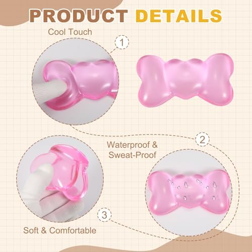 PATIKIL Gel Wrist Rest, Wrist Support for Mouse Bow Shape Ergonomic Mouse Pad Soft Silicone Support Comfortable Cushion for Computer Gaming Office Home, Pink