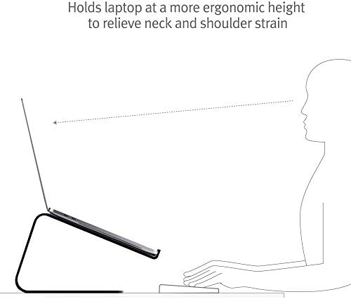 Twelve South Curve, Cooling Laptop Stand for MacBooks & Laptops,Matte Black