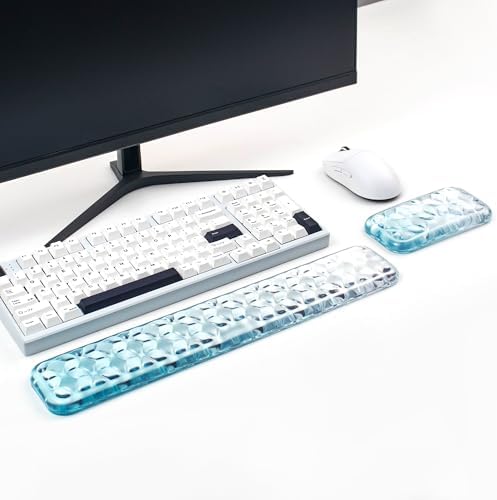 Gel Keyboard and Mouse Wrist Rest Set, Wrist Pad for Computer Keyboard