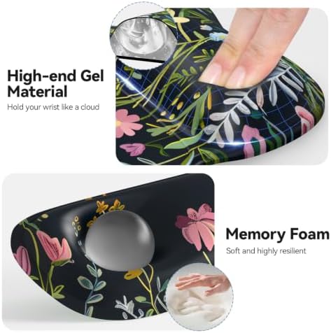 TECKNET Gel Ergonomic Mouse Pad & Keyboard Wrist Rest & Coaster