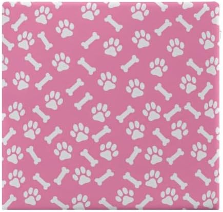 Cute Portable Lightweight Seat Pad Pink Paw Bone