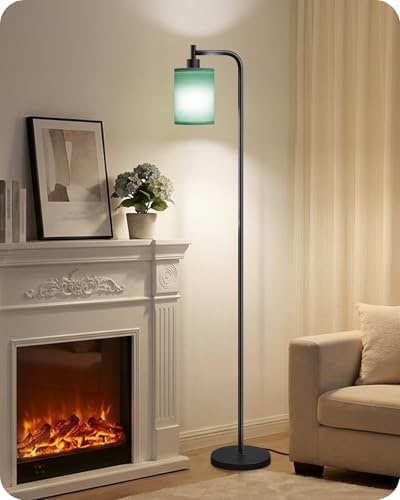 Dimmable Floor Lamp for Living Room with Remote & 10W Bulb