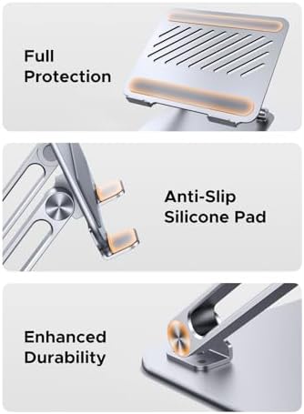 UGREEN Portable Laptop Stand for Desk, Adjustable Computer Stand