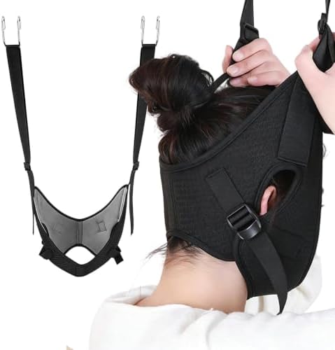Neck Stretcher Hammock Soft Gentle Ergonomic Workout Device Chin Support