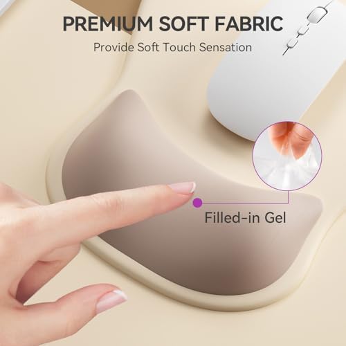 Ergonomic Mouse Pad with Wrist Rest Cute Mousepad Wrist Support