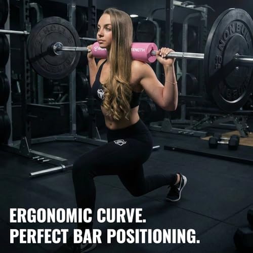Advanced Squat Pad - Barbell Pad for Hip Thrusts, Squats & Lunges - Neck & Shoulder Squat Bar Pad Cushion Support Foam for Extra Comfort