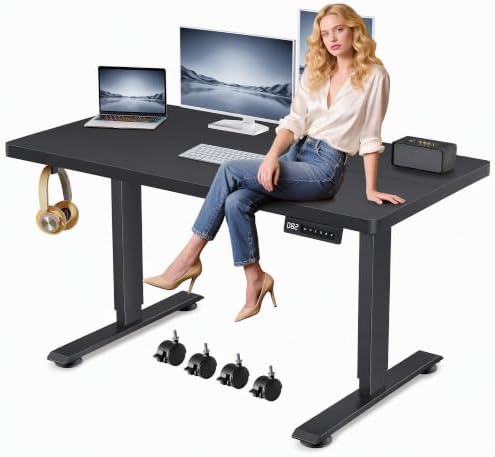 Hmimi 63'' ×24'' Height Adjustable Electric Standing Desk