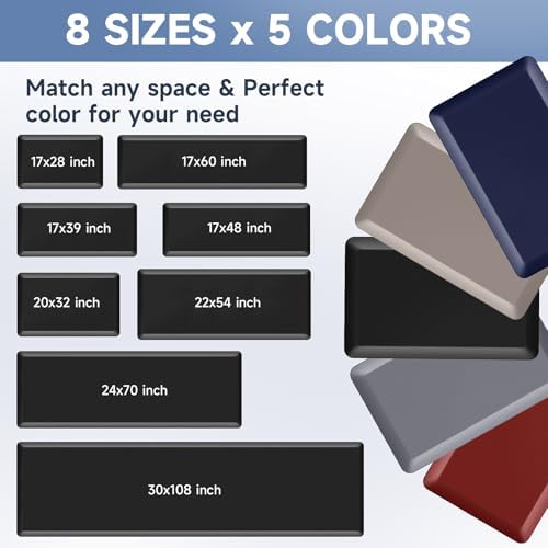 4/5 Inch Thick Kitchen Mats for Floor, StepRite Kitchen Rug for Standing