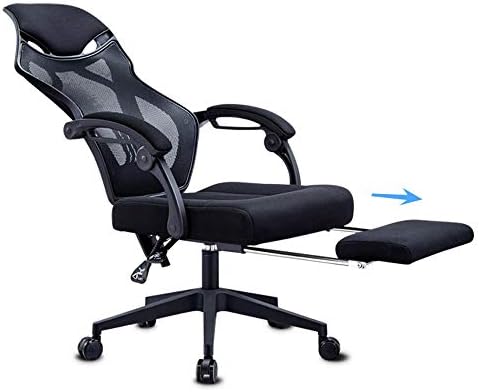 160° Lying Footrest Office Chair Gaming Racing Chair Ergonomic Computer Internet Cafe Chair Reclining Lounge Chair