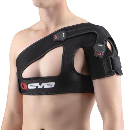 EVS SB03 Shoulder Brace, Compression Fit, Medical Grade, w/ X-Strap, XL