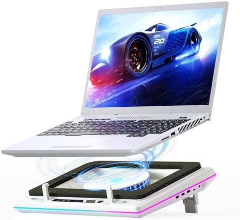 llano V12 RGB Laptop Cooling Pad, Gaming Laptop Cooler