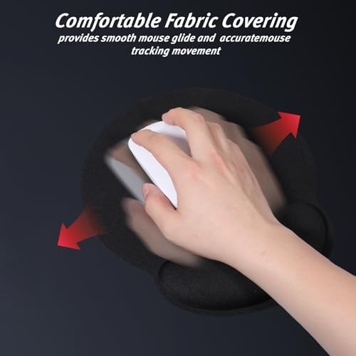 JJUNW 8 Pack Ergonomic Mouse Pad with Wrist Rest Support
