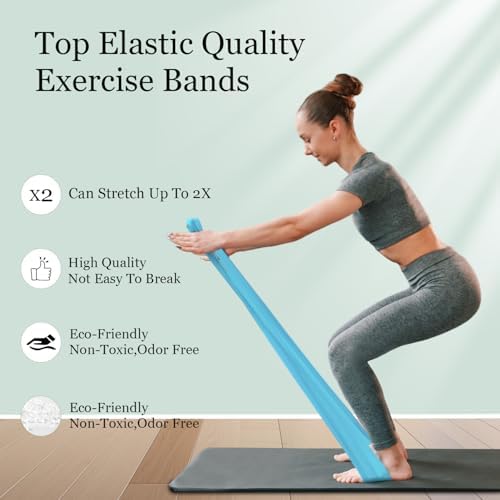 HIMESPORNER Wide Fabric Resistance Bands for Working Out 3 Level