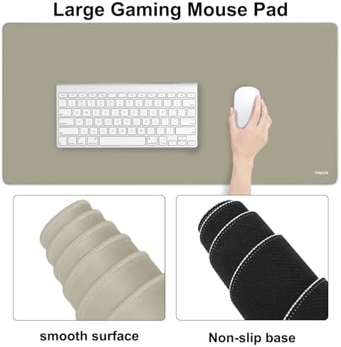 MOSISO Keyboard Mouse Pad Set, Large Gaming Mouse Pad&Keyboard Wrist Rest