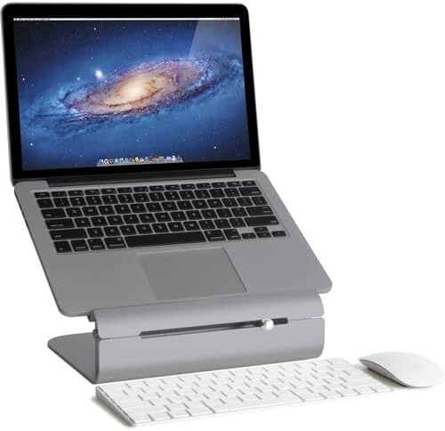 Rain Design iLevel2 Adjustable Height Laptop Stand (Patented) (Space Gray)