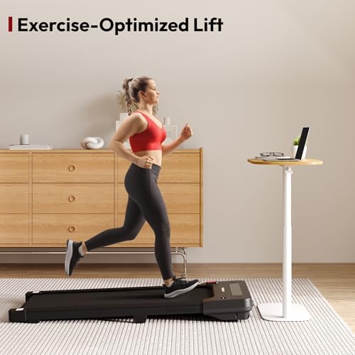 SANODESK 24''Standing Desk Pneumatic Height Adjustable Mobile Overbed Table