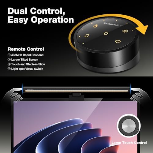 Douxlife Monitor Light Bar Eye-Care Computer Screen Lamp with Remote