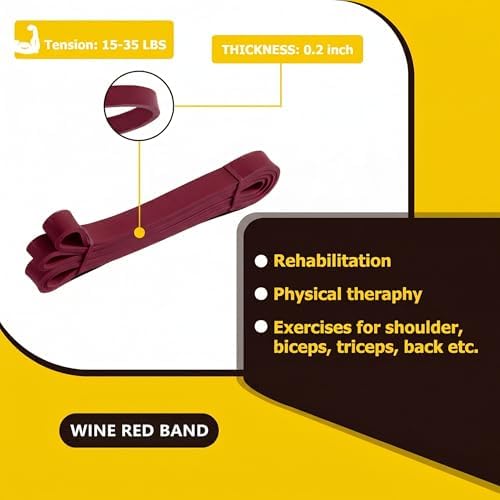 Pull Up Bands, Resistance Bands, Pull Up Assistance Band Exercise Bands for Men & Women Working Out, Body Stretching, Physical Therapy, Muscle Training