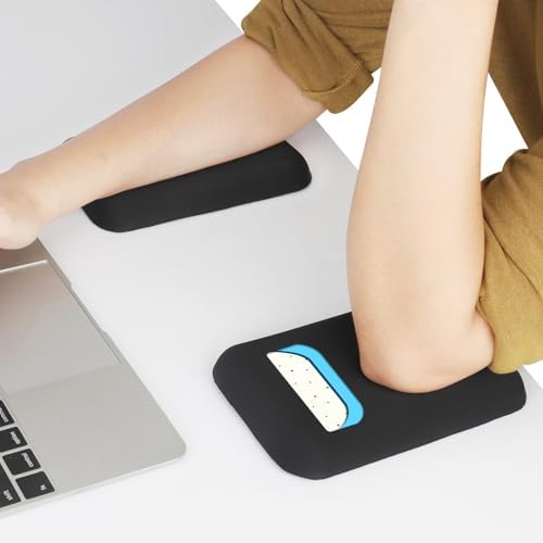 Leolee Elbow Rest Pads for Desk, Gel Ergonomic Wrist Rest Arm Rest Pads