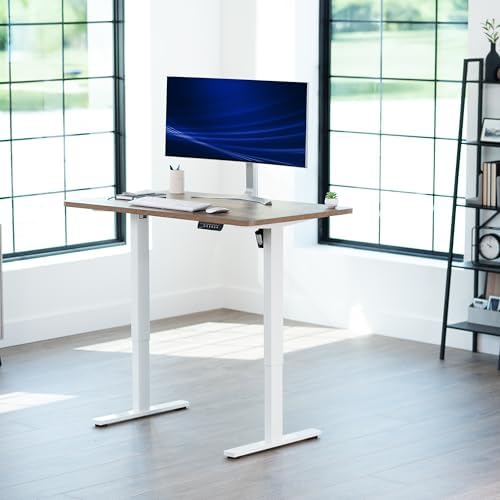 VIVO Reclaimed Wood 48 x 30 in Standing Desk, DESK-KIT-1W5P