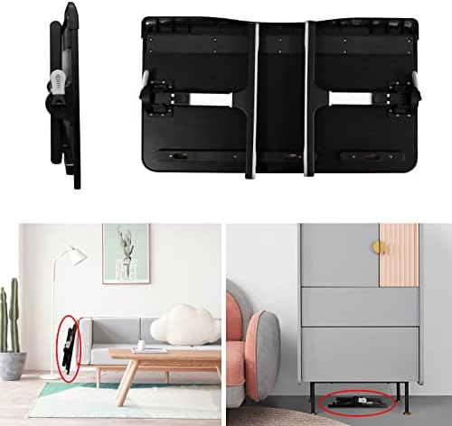KLEAR Laptop Bed Tray Desk with Adjustable Height & Angle, No Drawer, Black