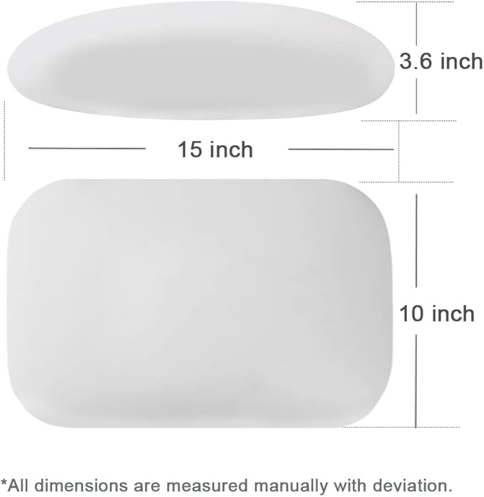 Carwales Beige Lumbar Support Pillow for Car Driving Seat Soft Latex Lower Back Support Thin Relax Home Recliner Sofa Office Accessories Chair Cushion Pain Relief