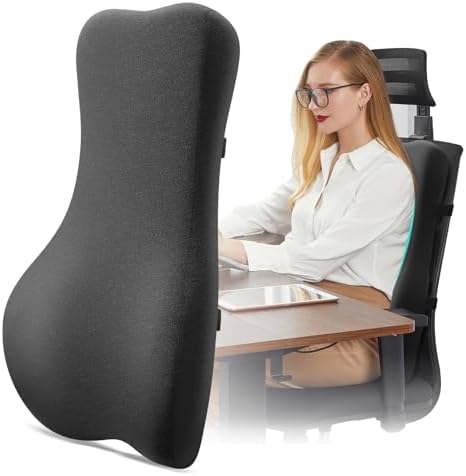 Lumbar Support Pillow for Office Chair, Back Cushion for Full Back Support