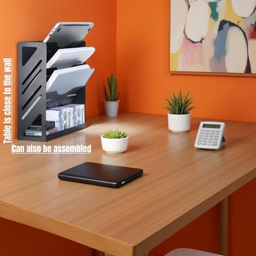 CanKing Metal File Organizer 4-Tier Clamp Desk and Wall Mount