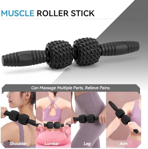 5 in 1 Foam Roller Set, High Density Patented Exercise Roller