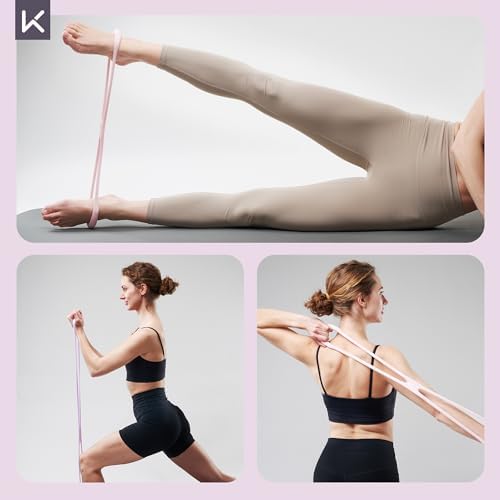 Keep Figure-8 Resistance Band - High Elasticity Exercise Band for Arm Toning, Shoulder & Core Stretching - Anti-Slip Grip Portable Fitness Equipment for Home Workout