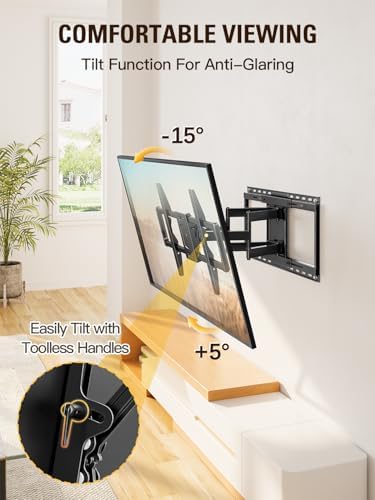 Mounting Dream Sliding Full Motion TV Mount for 42-86" TVs up to 132lbs