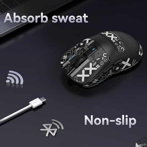 ATTACK SHARK Mouse Anti Slip Grip Tape for X3 Wireless Gaming Mouse - Black