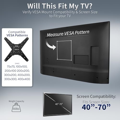 VIVO Exposed Column TV Pillar Mount for 40-70 in Screens, Mount-TVCL1