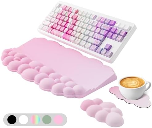Wrist Rest with Keyboard Stand, Ergonomic Computer Wrist Support Pad