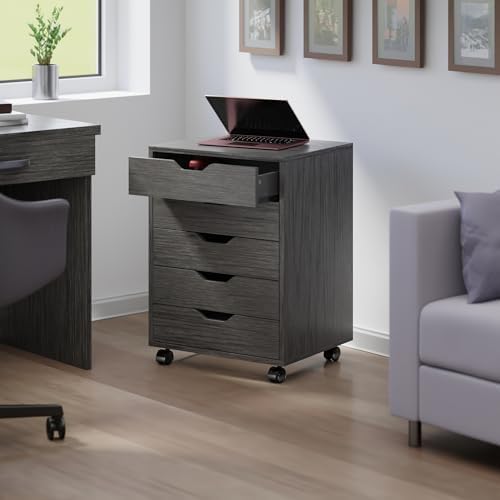 Winsome Halifax Mobile Storage Cabinet with Doors & Drawers