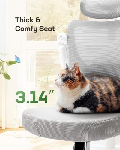 Marsail Ergonomic Office Chair with 3D Armrests, Pack of 2