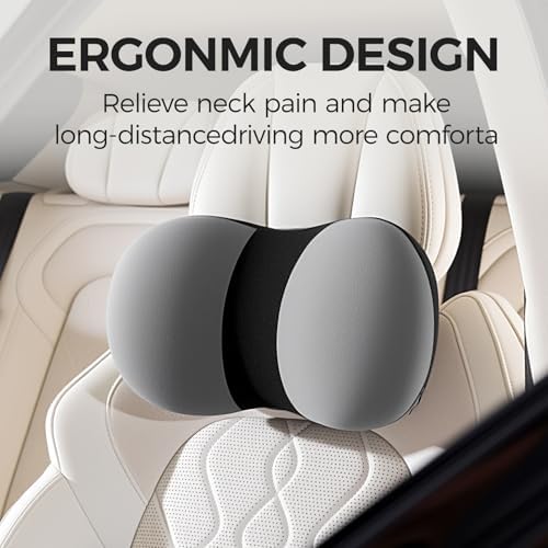 BABUR Car Headrest Pillow, Car Neck Pillow for Pain Relief While Driving