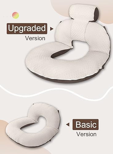 INSEN Reading Pillow, Back Pillow for Sitting in Bed and Couch, Gaming Pillow for Adults, Sit Up Support for Bed