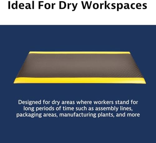 NoTrax 417 Bubble Sof-Tred™ with Dyna-Shield® 2' x 3' x 1/2" Anti Fatigue