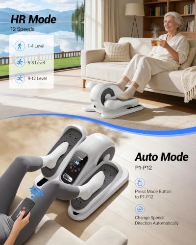 UMAY Under Desk Elliptical Eclipse Leg Exerciser Electric as seen on TV