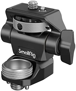 SmallRig Adjustable Camera Monitor Mount for ARRI-Style (Upgrade), 360° Swivel and 180° Tilt Monitor Holder Anti-Twist Support 5” and 7” Field Monitor