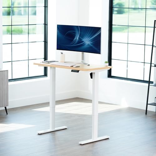 VIVO Light Wood 43 x 24 in Standing Desk, DESK-1W4C