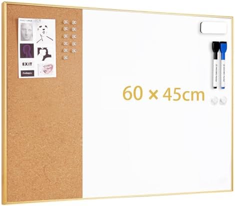 ARCOBIS Dry Erase Cork Board Combo for Wall