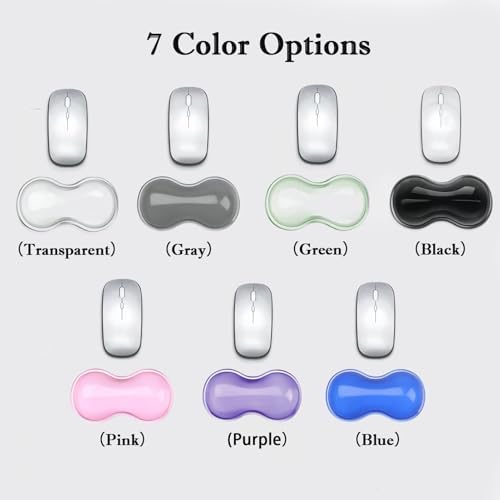 Update Gel Keyboard Wrist Rest & Mouse Wrist Rest Set – Silicone Wrist Support Pad for Pain Relief, Effortless Typing, Gaming, Computer, Laptop, Office – Anti-Slip Base, Easy to Clean