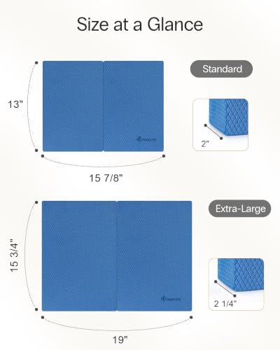 StrongTek 2-in-1 Foam Balance Pad and Kneeling Pad, 15.8 or 19 in Sizes