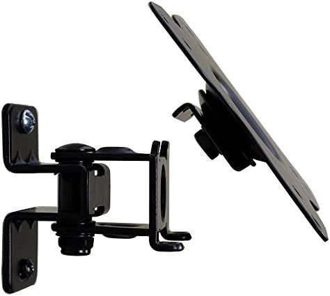 VideoSecu ML411B Adjustable Tilt Swivel Rotation TV Wall Mount Bracket for 19" to 42" LCD LED TV and Monitor (Max 44 lbs, VESA 100/75) Black 1FF (Pack of 2)