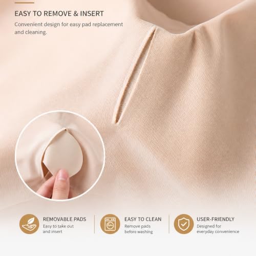 Posture Corrector Bras for Women Wireless Wide Strap Back Support Bra