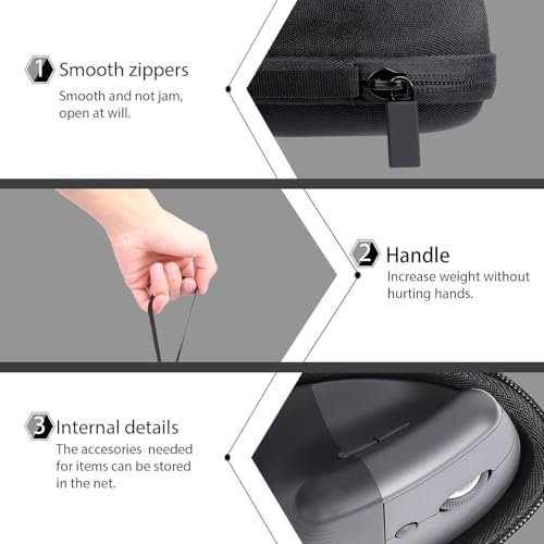 co2CREA Hard Case for Logitech Lift Vertical Ergonomic Mouse, Black