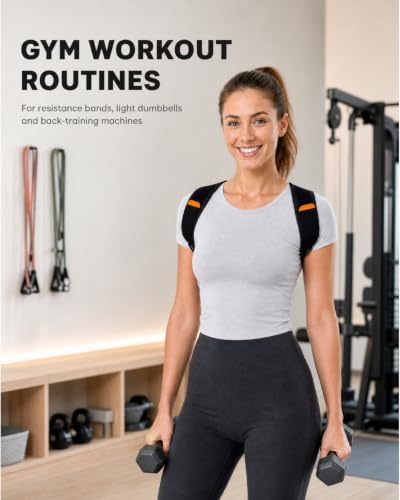 Women’s Gym Workouts Posture Corrector, Upper Back Brace for Sports
